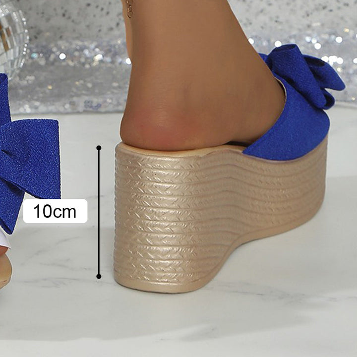 Sloane - Cómodas Zapatillas Con Lazo y Suela Gruesa