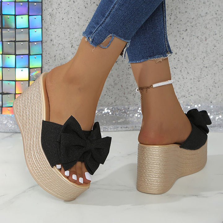 Sloane - Cómodas Zapatillas Con Lazo y Suela Gruesa