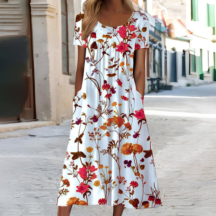 Ndatipo - Vestido Ligero Con Un Delicado Estampado Floral