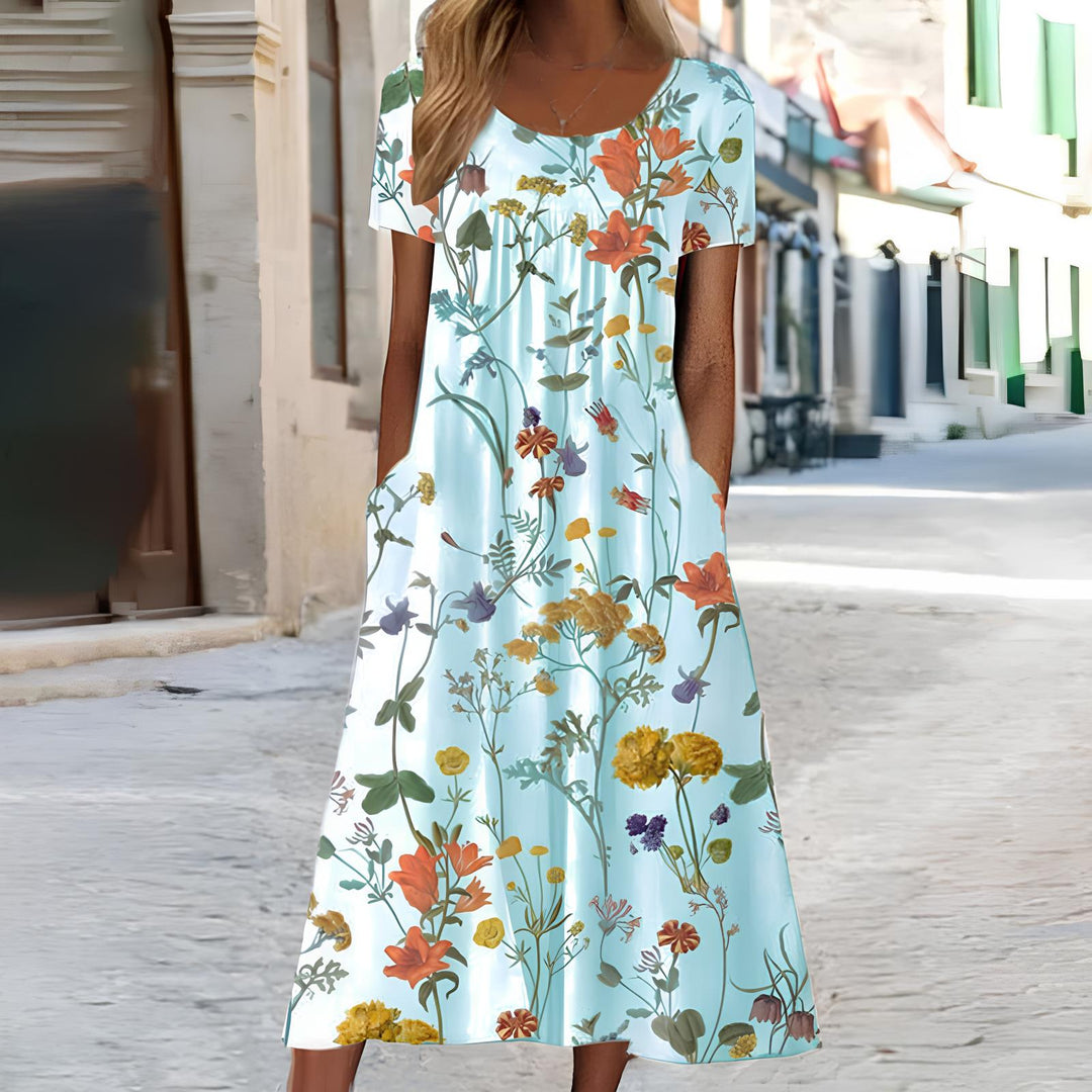 Ndatipo - Vestido Ligero Con Un Delicado Estampado Floral