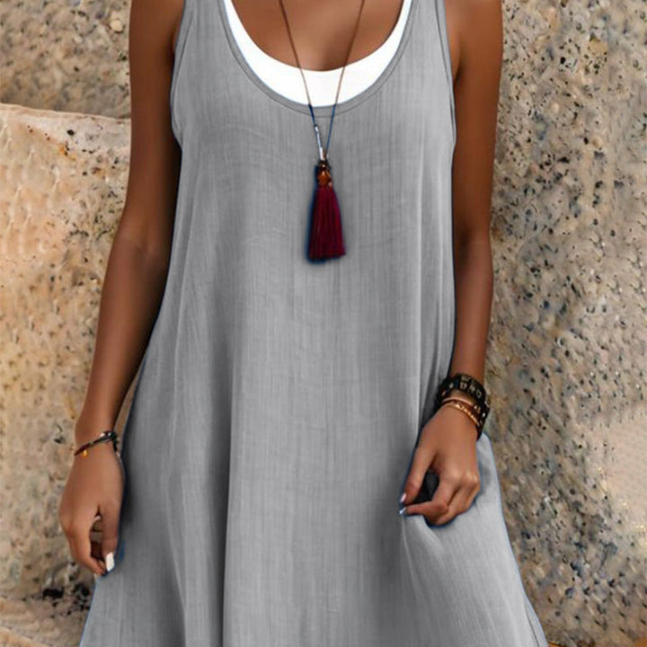 Billina - Vestido De Verano En Capas Sin Tirantes