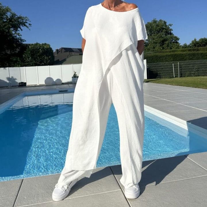 Shelagh - Conjunto De Arriba Con Hombros Descubiertos y Pantalón