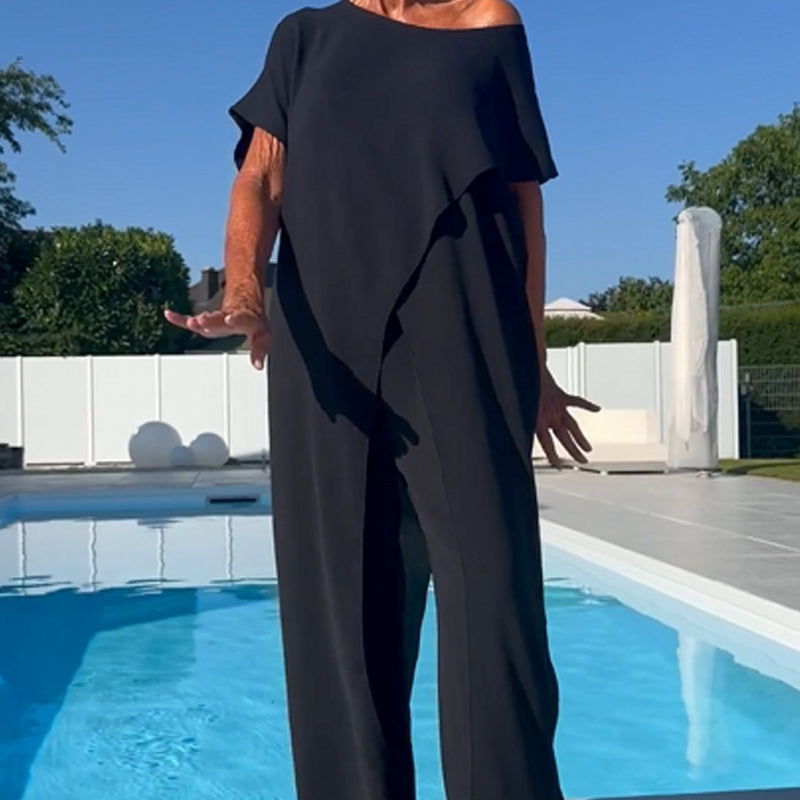 Shelagh - Conjunto De Arriba Con Hombros Descubiertos y Pantalón