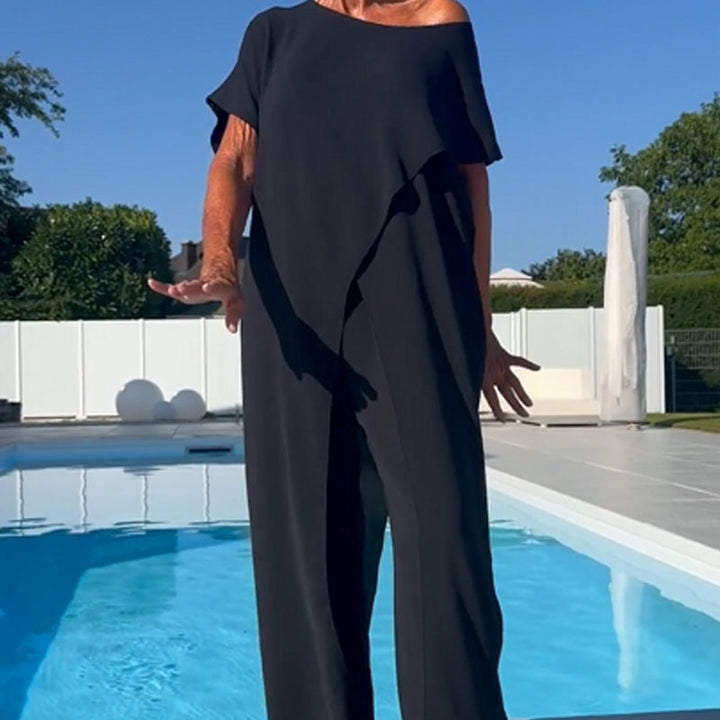 Shelagh - Conjunto De Arriba Con Hombros Descubiertos y Pantalón