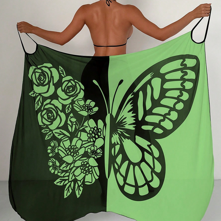 Melora - Pareo Con Estampado De Mariposas