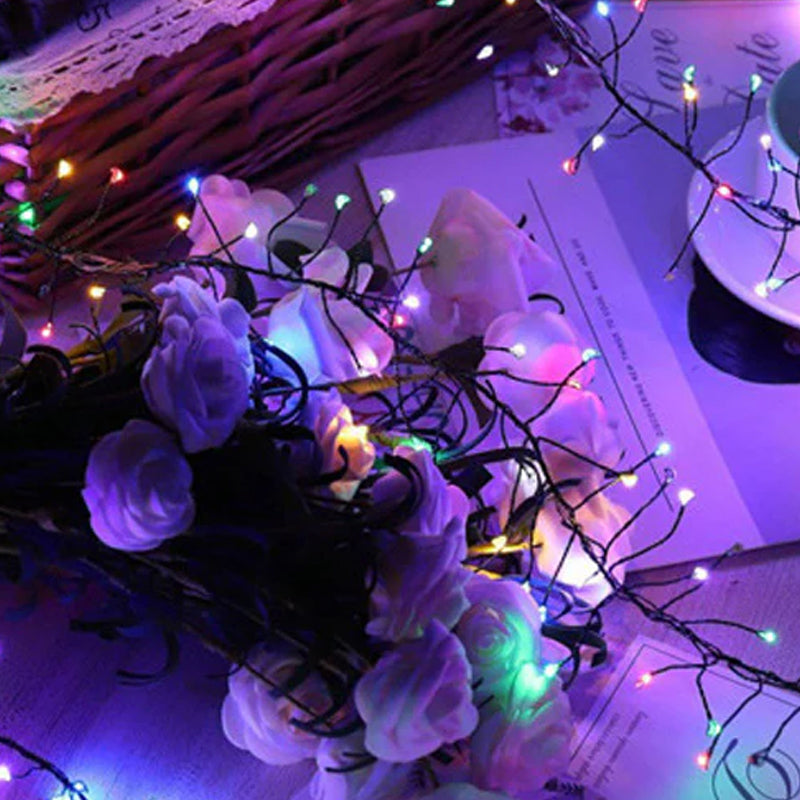 TwinkleWire - Guirnalda De Luces Pirotécnicas De Alambre De Cobre Con Mando a Distancia