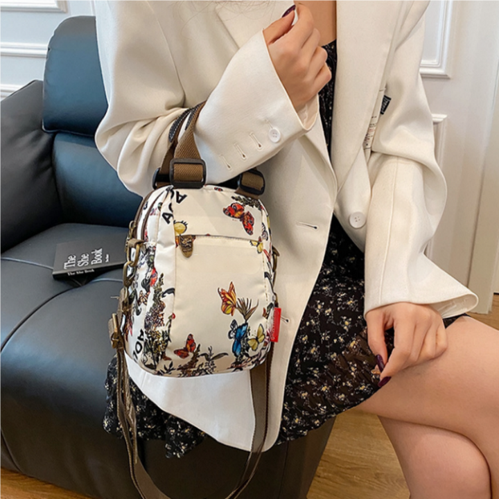 Sibella - Bolso Bandolera Multicapa Con Estampado De Moda