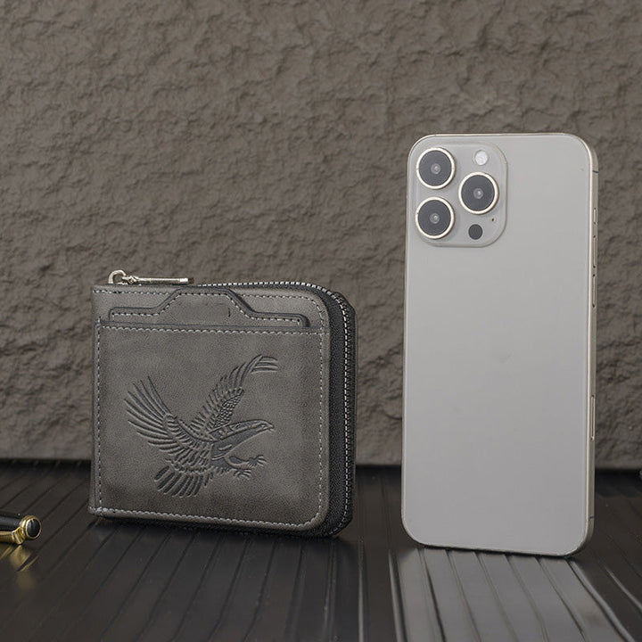 Shawn - Cartera De Lujo Con Relieve De águila