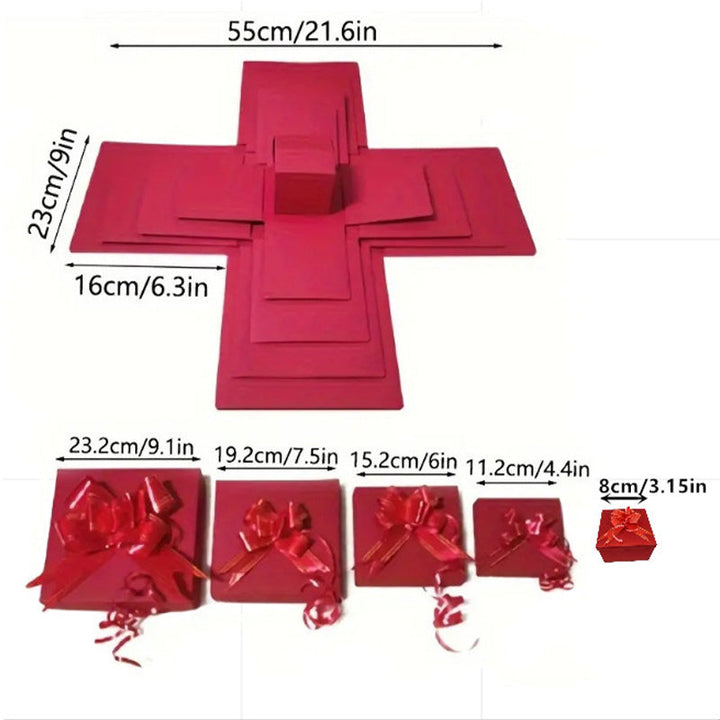 MagicUnfold - Kit De Caja Regalo Sorpresa Explosiva