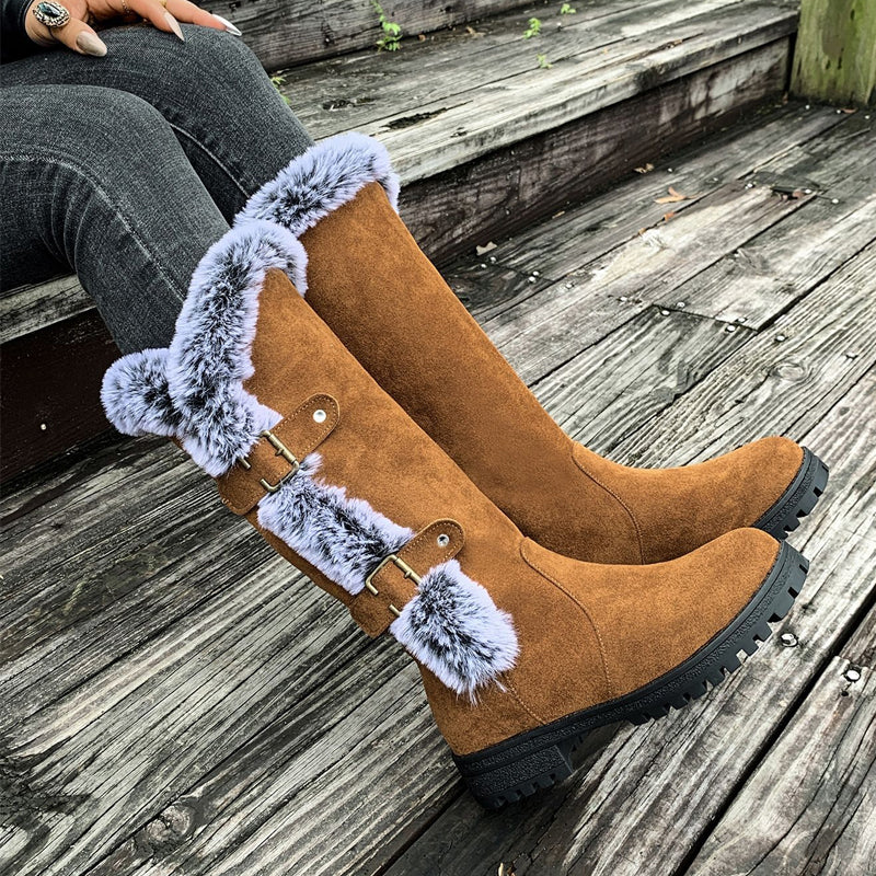 Zooey - Elegantes Botas Antideslizantes Para La Nieve