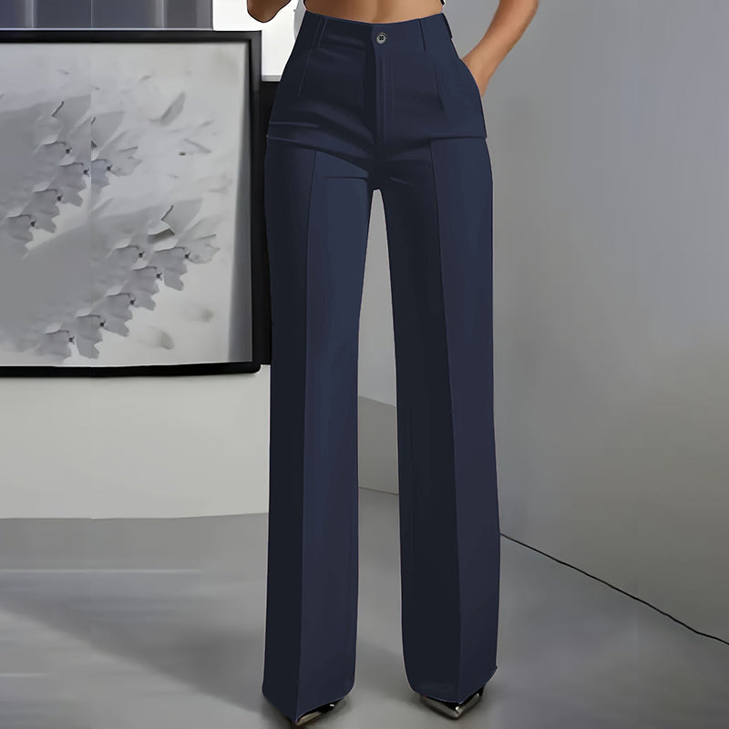 Linaya - Pantalones De Traje de Cintura Alta