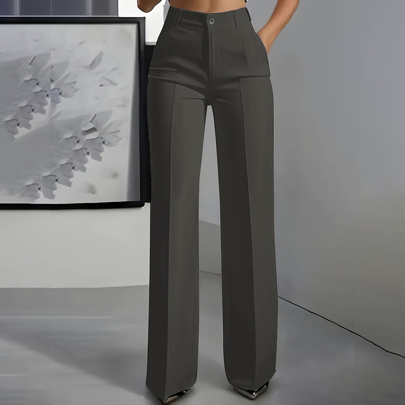 Linaya - Pantalones De Traje de Cintura Alta