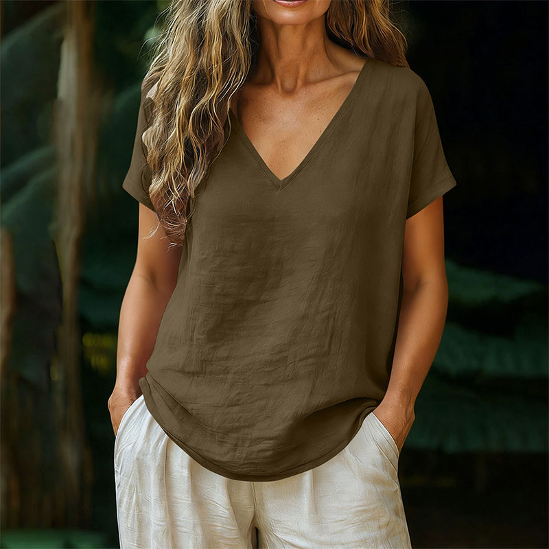 Norrah - Camiseta Con Cuello en V