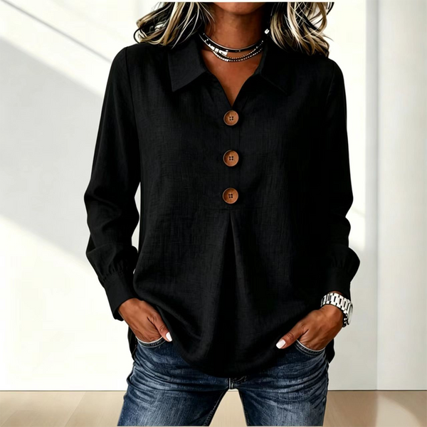 Moriah - Blusa Elegante De Manga Larga