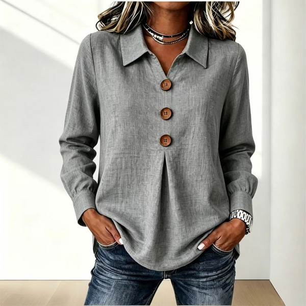 Moriah - Blusa Elegante De Manga Larga