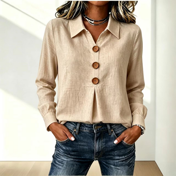 Moriah - Blusa Elegante De Manga Larga