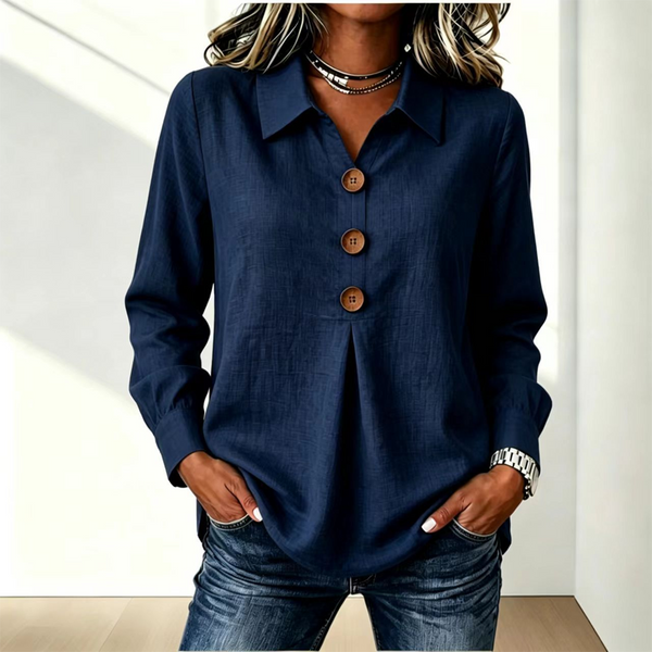 Moriah - Blusa Elegante De Manga Larga
