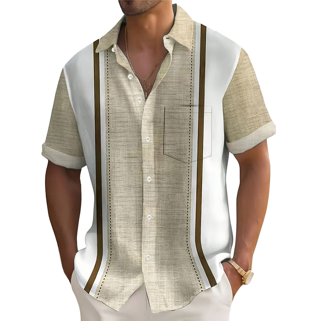 Nardo - Camisa De Vacaciones a Rayas