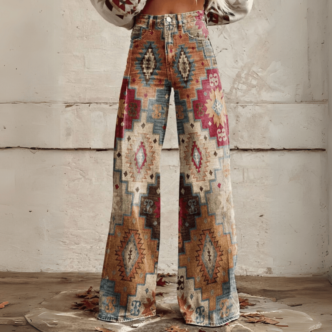 Mariola - Pantalones Boho Vintage