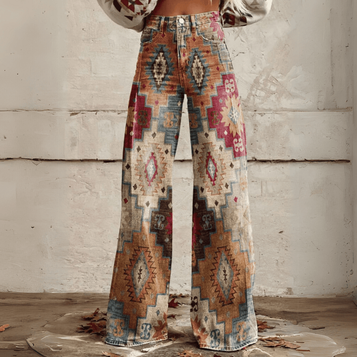 Mariola - Pantalones Boho Vintage