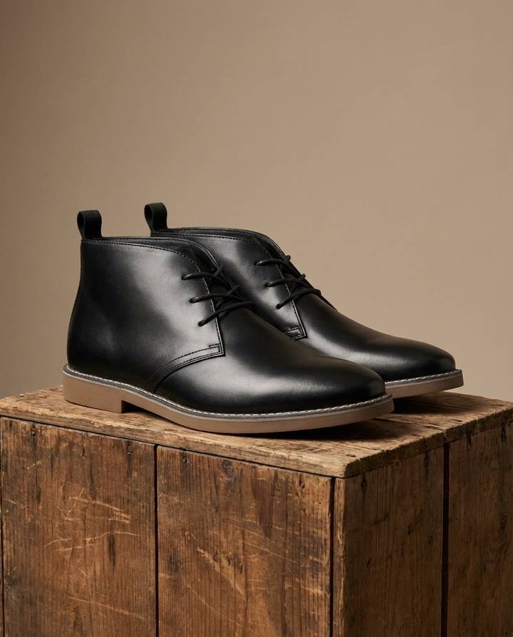 Mathyas - Botines Chukka de Piel Con Cordones