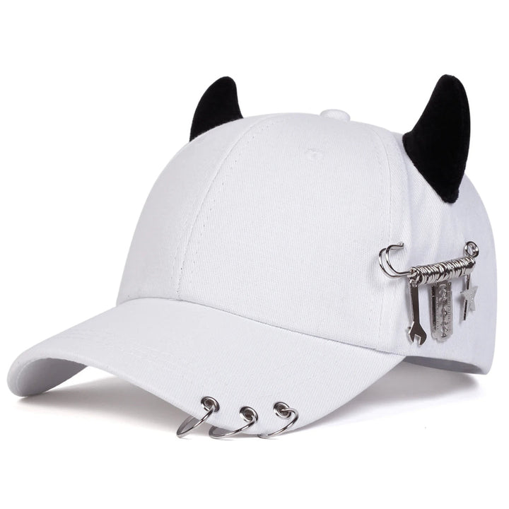 González - Gorra con visera Ajustable de Cuerno de Vaca