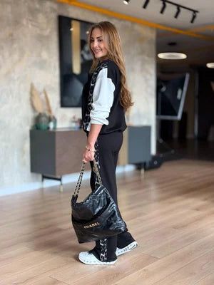 Faleena - Chándal Con Detalles De Leopardo