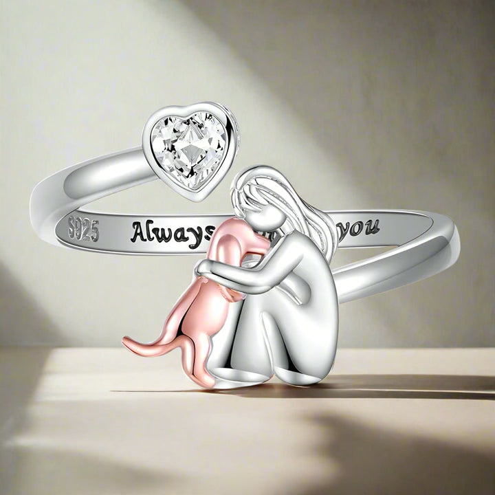 AlwaysPaw - Anillo Con Icono De Perro